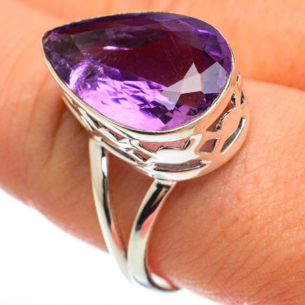 Amethyst Rings handcrafted by Anasilvercos - RING60554