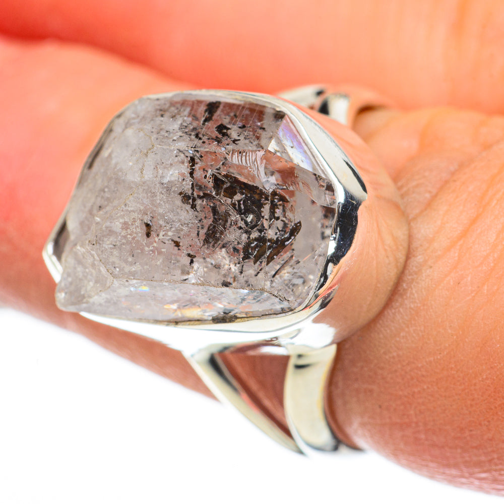 Herkimer Diamond Rings handcrafted by Anasilvercos - RING60558