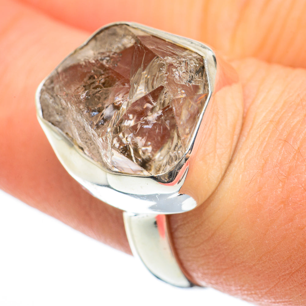 Herkimer Diamond Rings handcrafted by Anasilvercos - RING60559