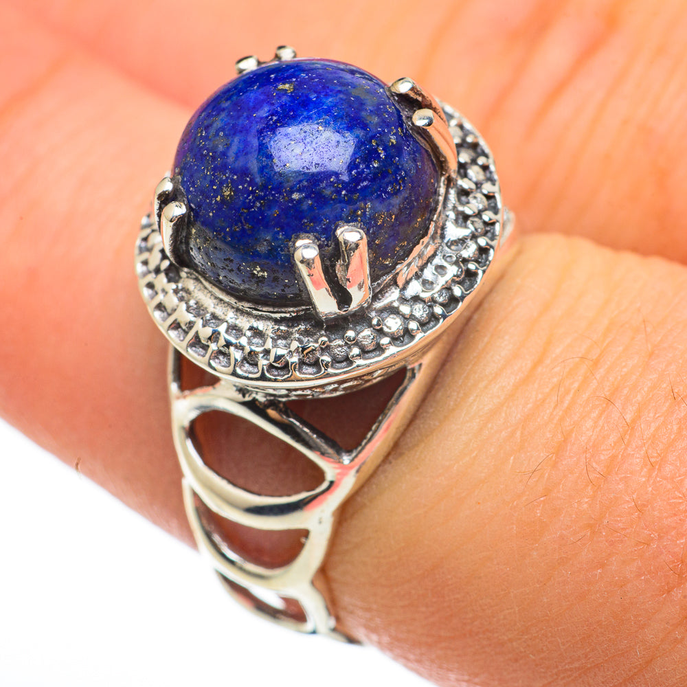 Lapis Lazuli Rings handcrafted by Anasilvercos - RING60563