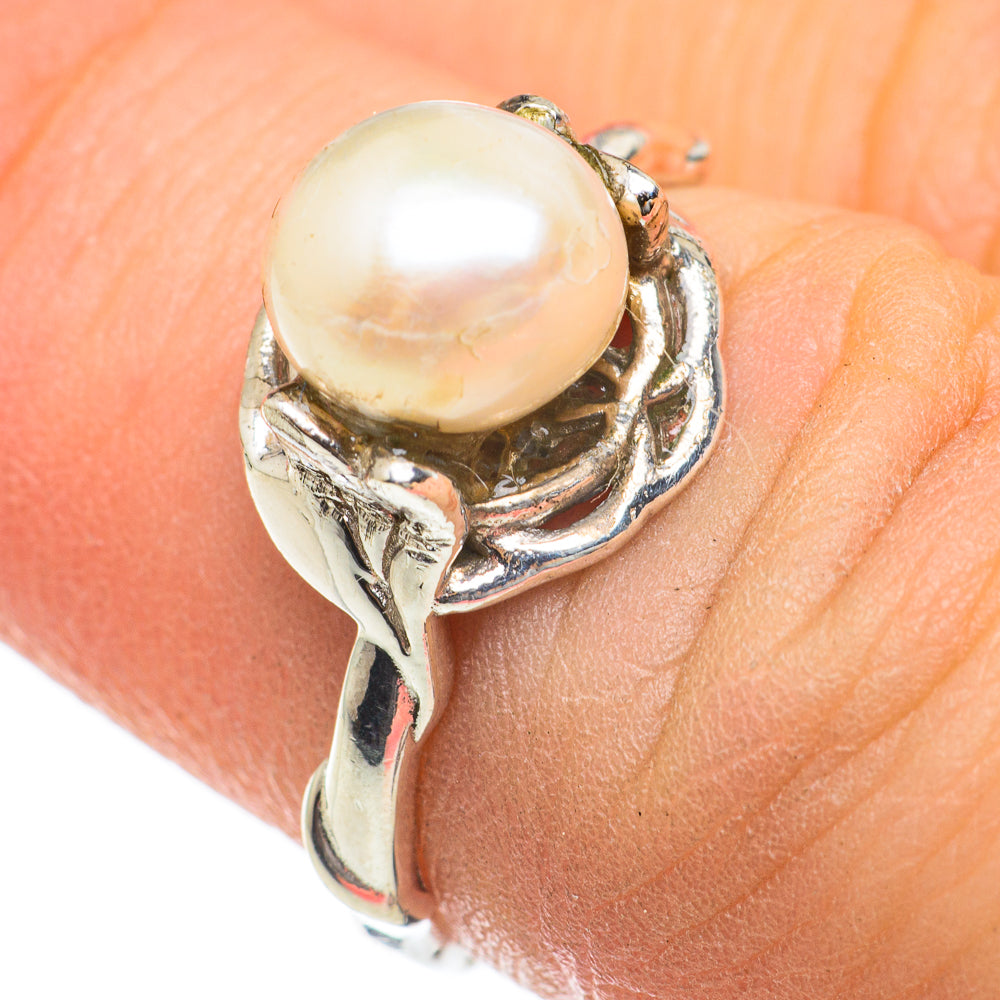 Cultured Pearl Rings handcrafted by Anasilvercos - RING60581