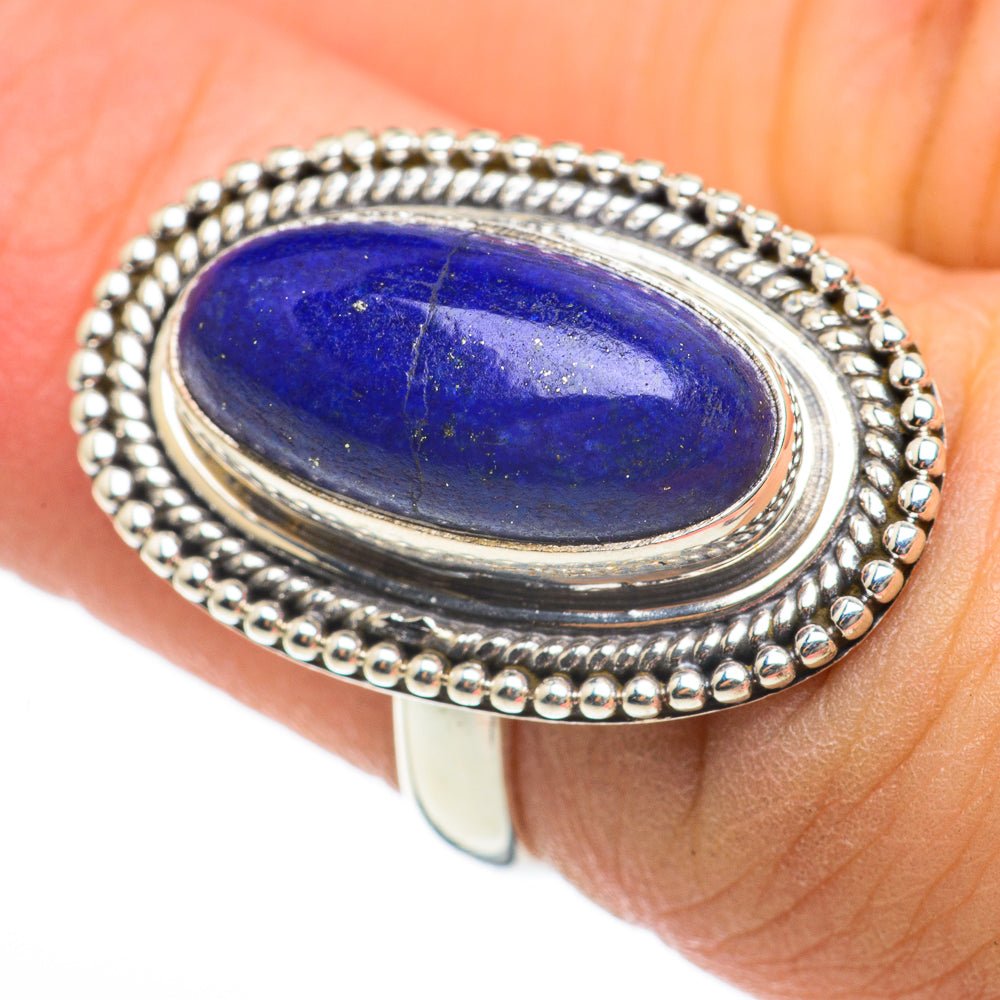 Lapis Lazuli Rings handcrafted by Anasilvercos - RING60582