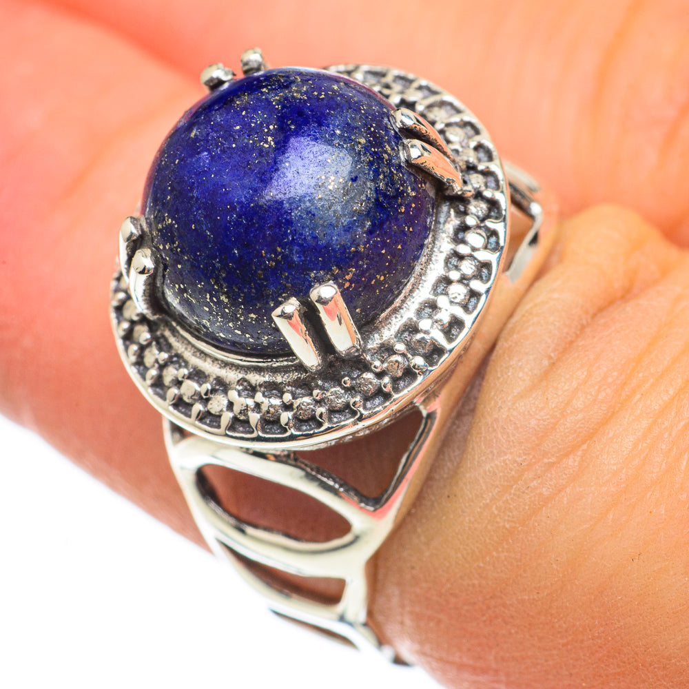 Lapis Lazuli Rings handcrafted by Anasilvercos - RING60583