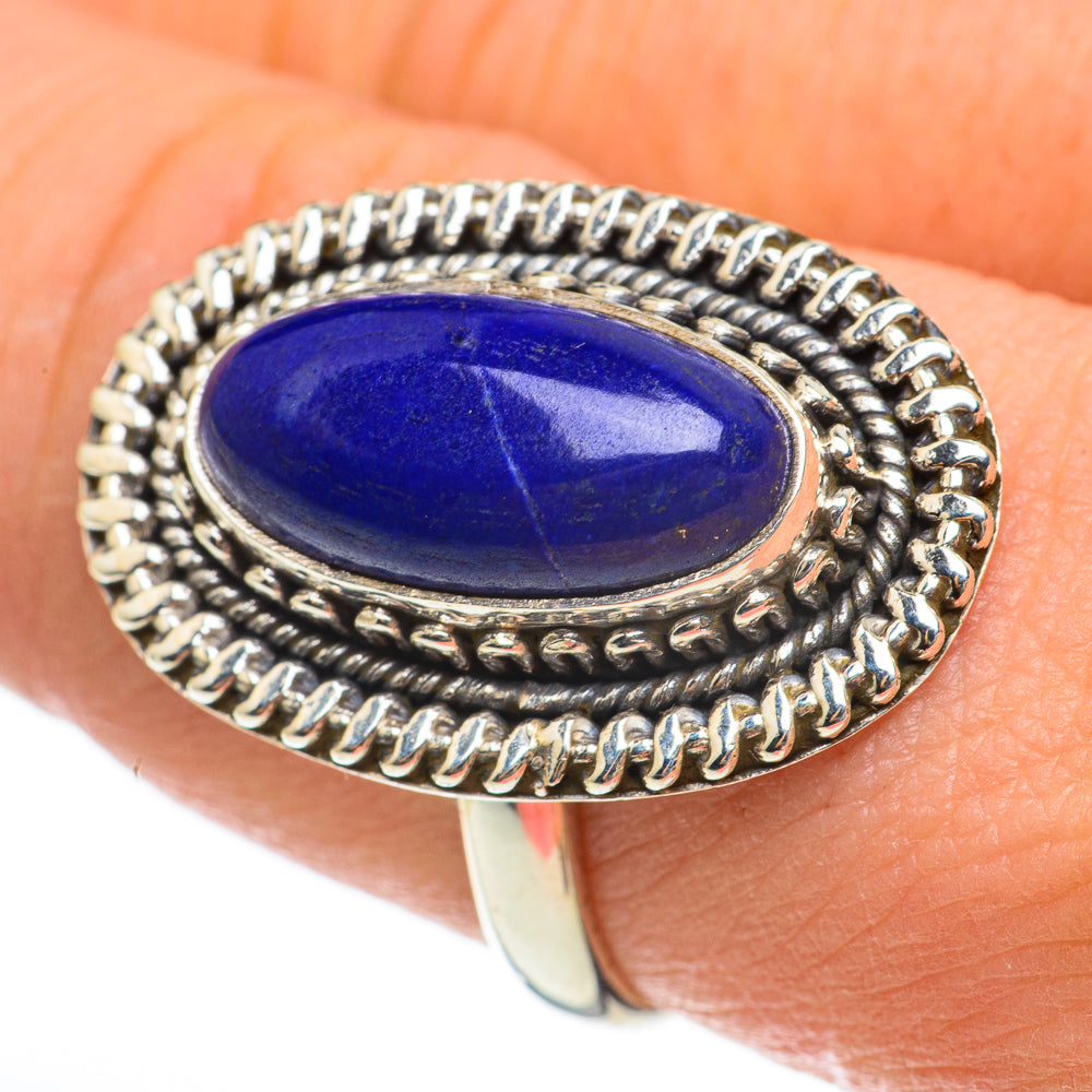 Lapis Lazuli Rings handcrafted by Anasilvercos - RING60587