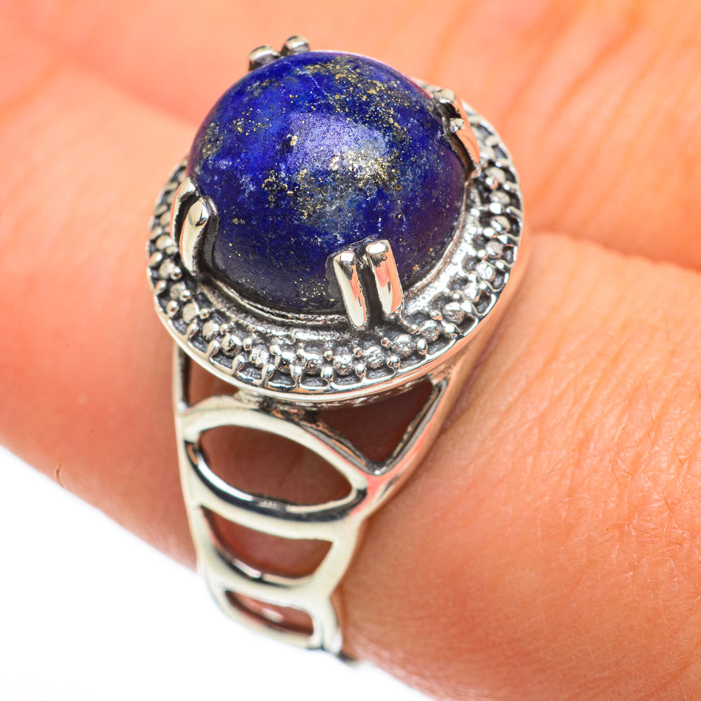 Lapis Lazuli Rings handcrafted by Anasilvercos - RING60605
