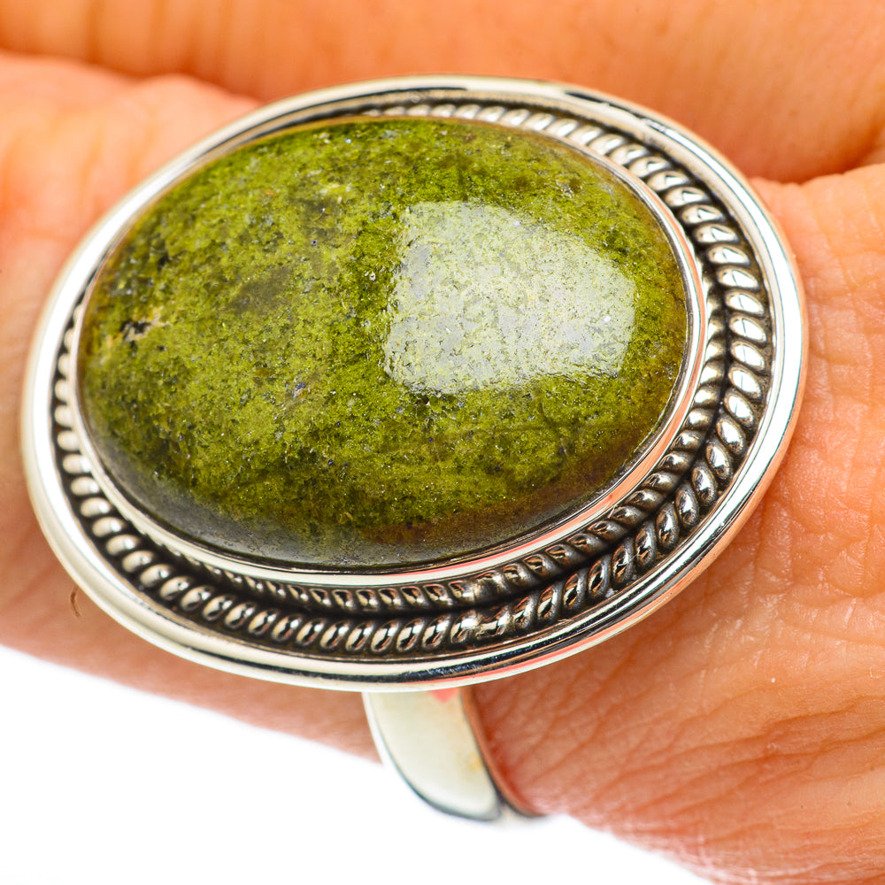 Rainforest Jasper Rings handcrafted by Anasilvercos - RING60608