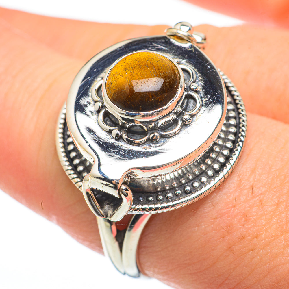 Tiger Eye Rings handcrafted by Anasilvercos - RING60638