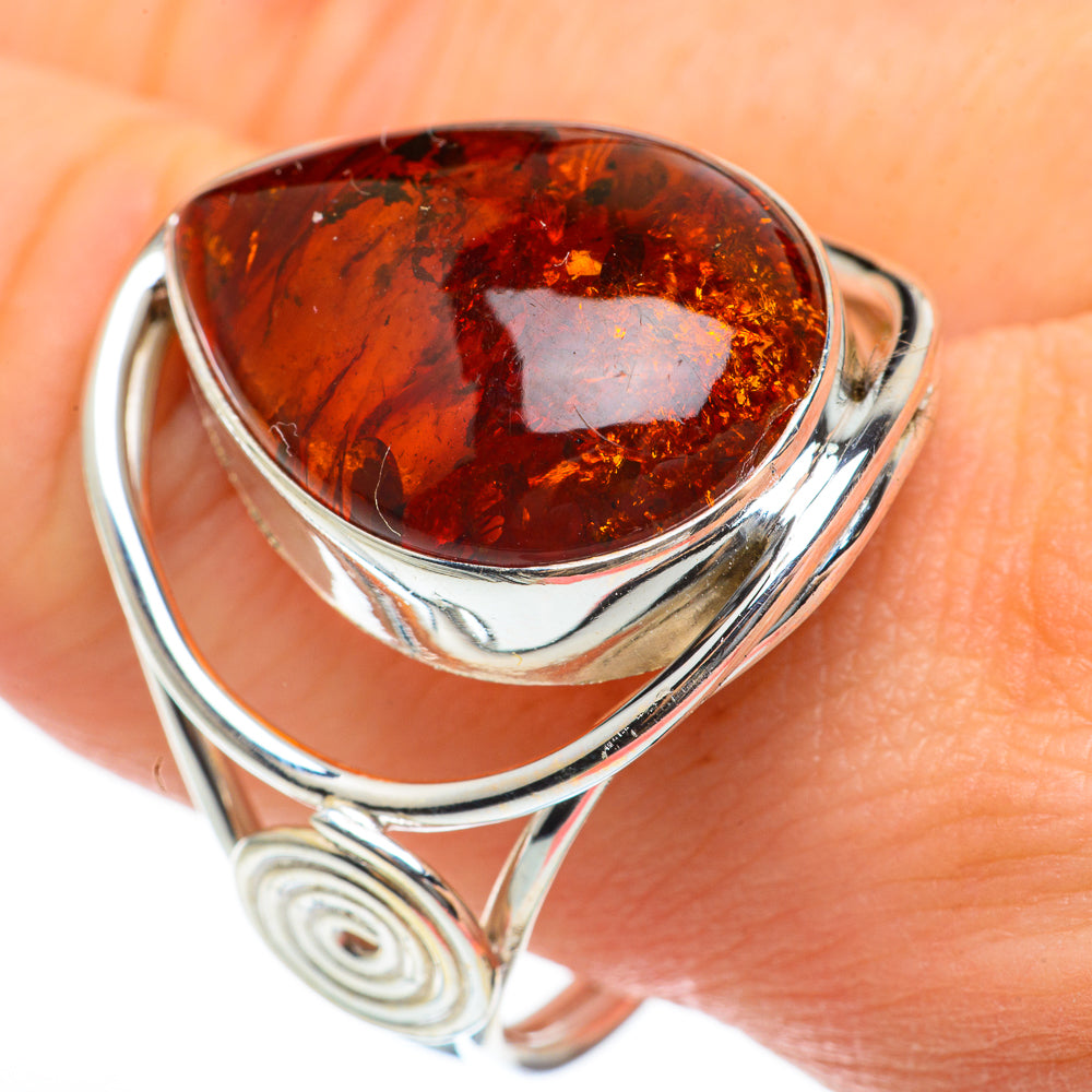 Baltic Amber Rings handcrafted by Anasilvercos - RING60640