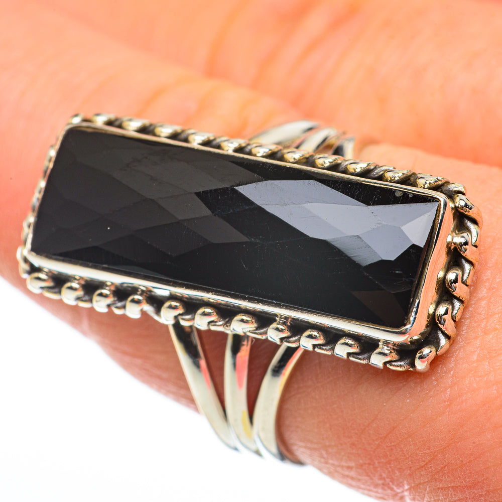 Black Onyx Rings handcrafted by Anasilvercos - RING60645