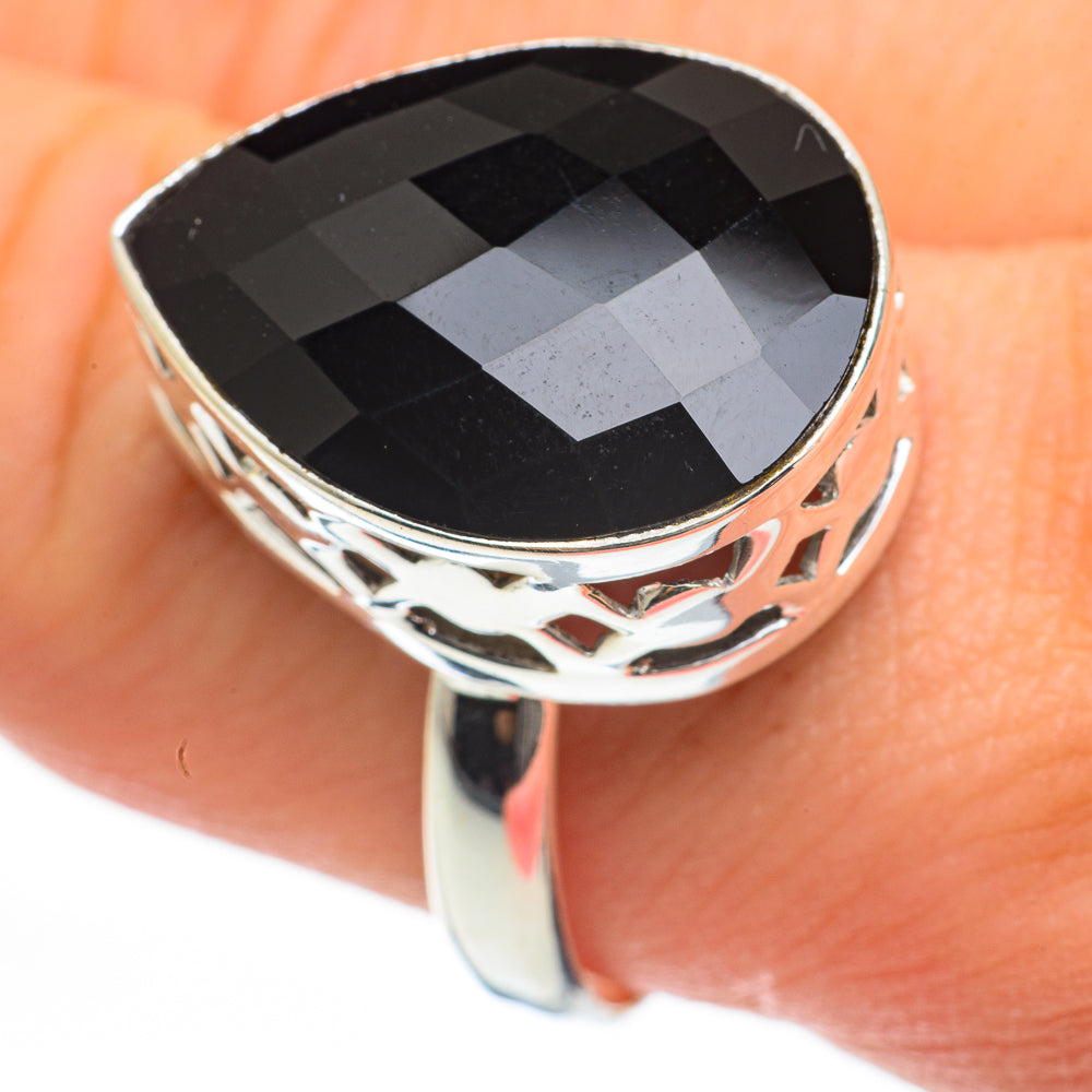 Black Onyx Rings handcrafted by Anasilvercos - RING60646