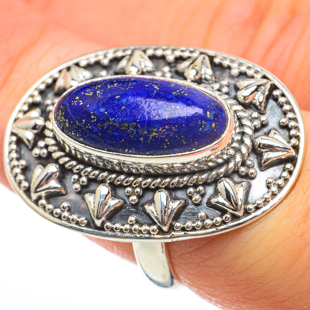 Lapis Lazuli Rings handcrafted by Anasilvercos - RING60656