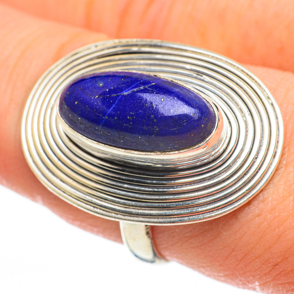 Lapis Lazuli Rings handcrafted by Anasilvercos - RING60659
