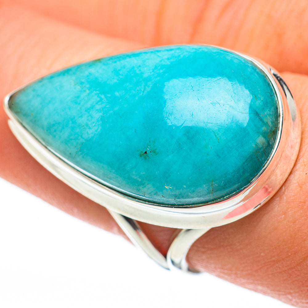Larimar Rings handcrafted by Anasilvercos - RING60660