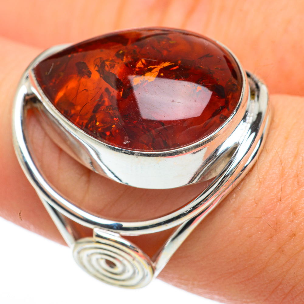Baltic Amber Rings handcrafted by Anasilvercos - RING60667