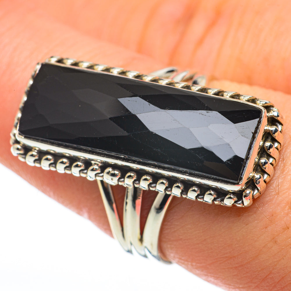 Black Onyx Rings handcrafted by Anasilvercos - RING60676