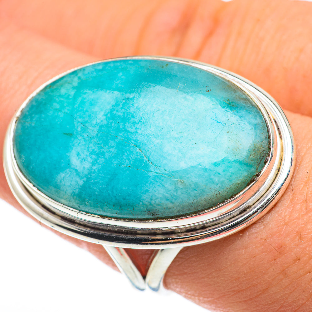 Larimar Rings handcrafted by Anasilvercos - RING60684