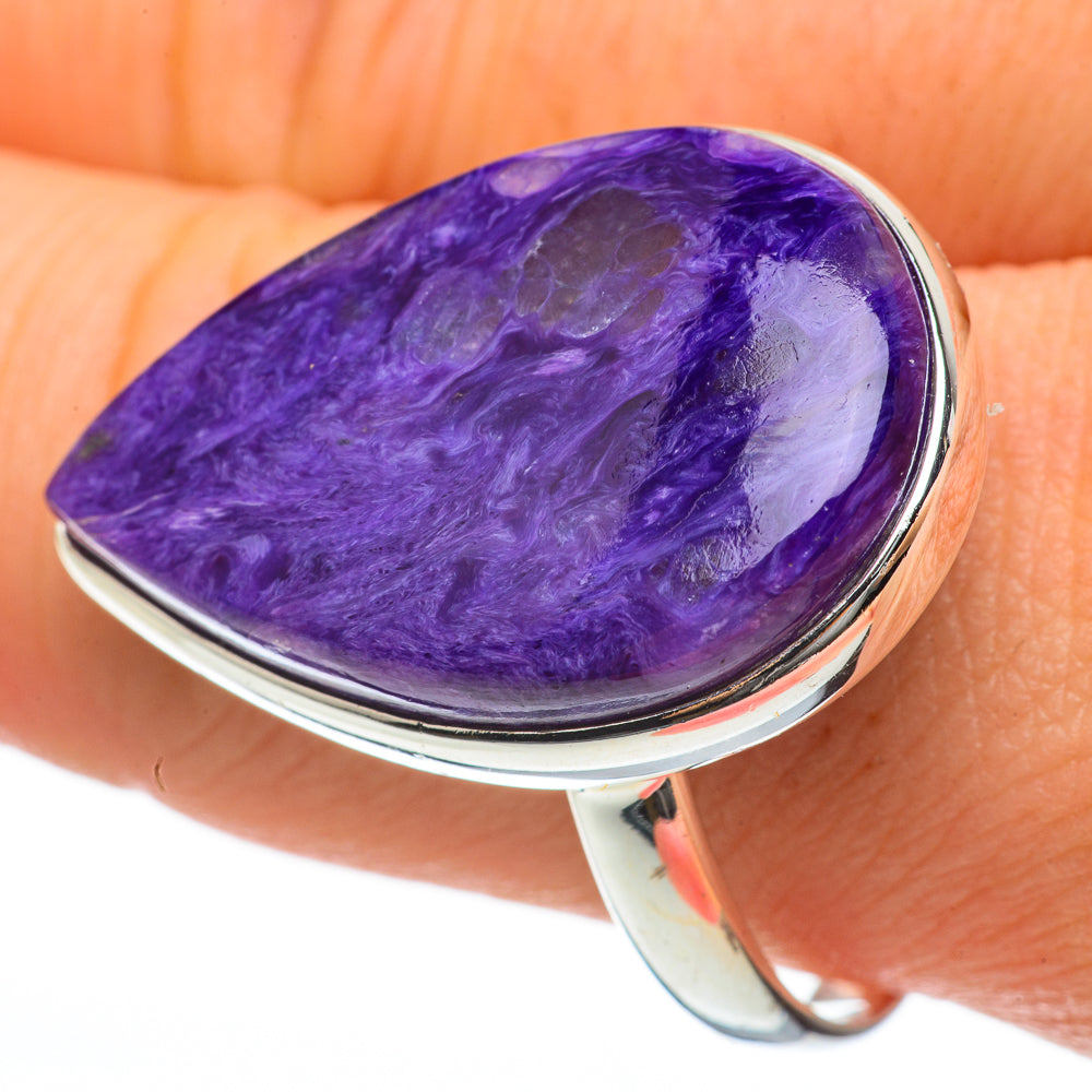 Charoite Rings handcrafted by Anasilvercos - RING60700