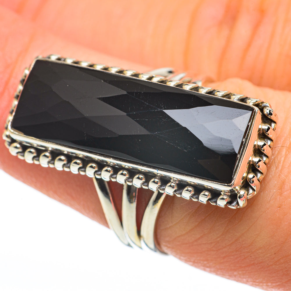 Black Onyx Rings handcrafted by Anasilvercos - RING60702