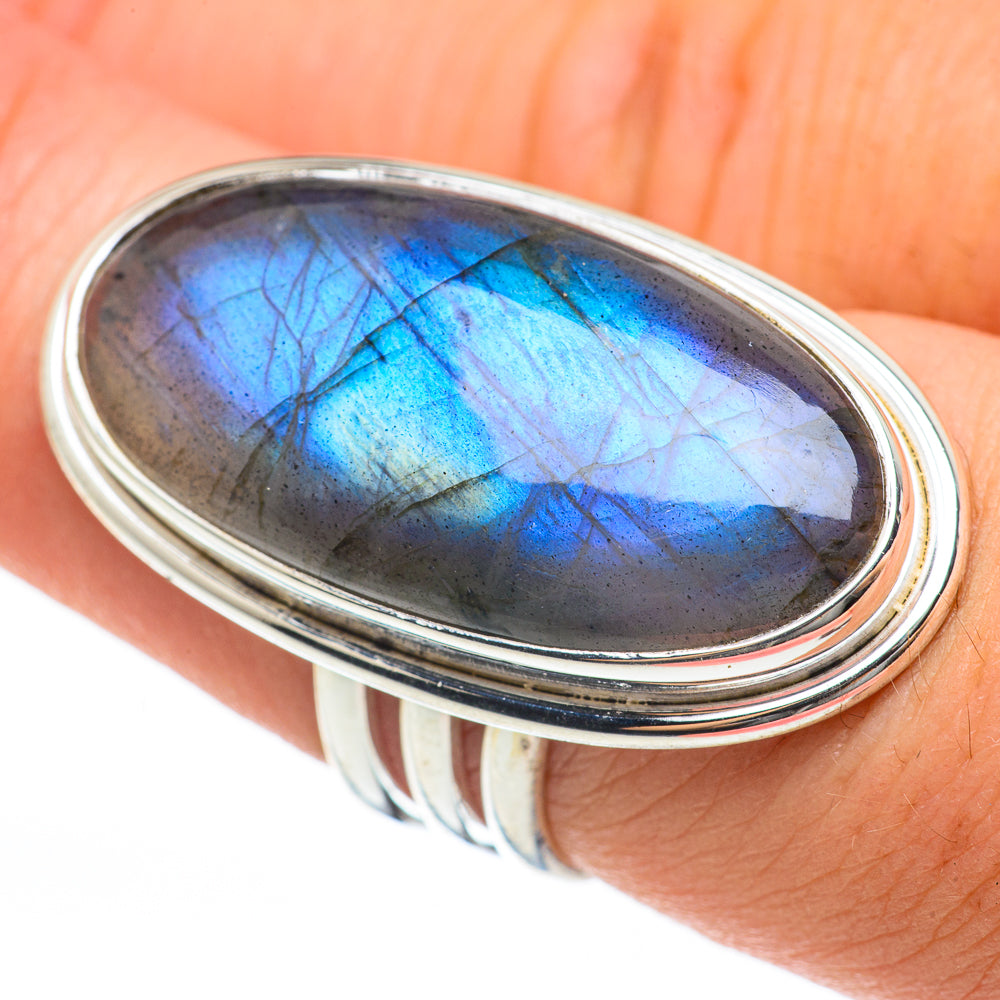 Labradorite Rings handcrafted by Anasilvercos - RING60713