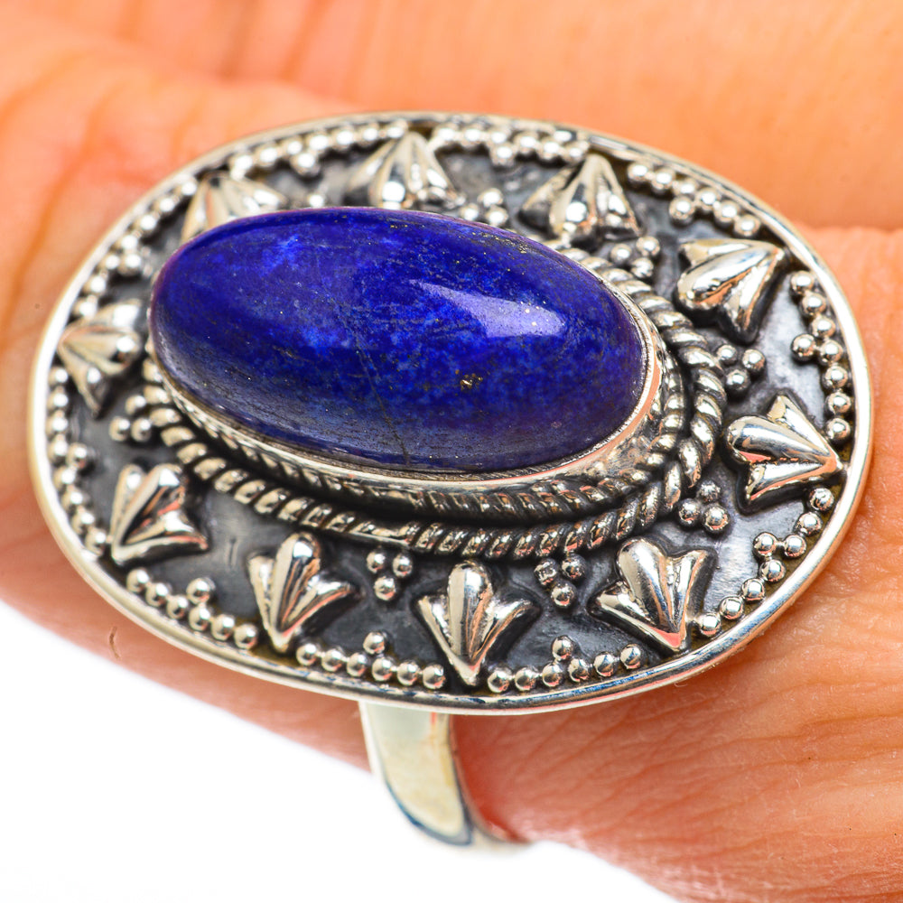Lapis Lazuli Rings handcrafted by Anasilvercos - RING60718