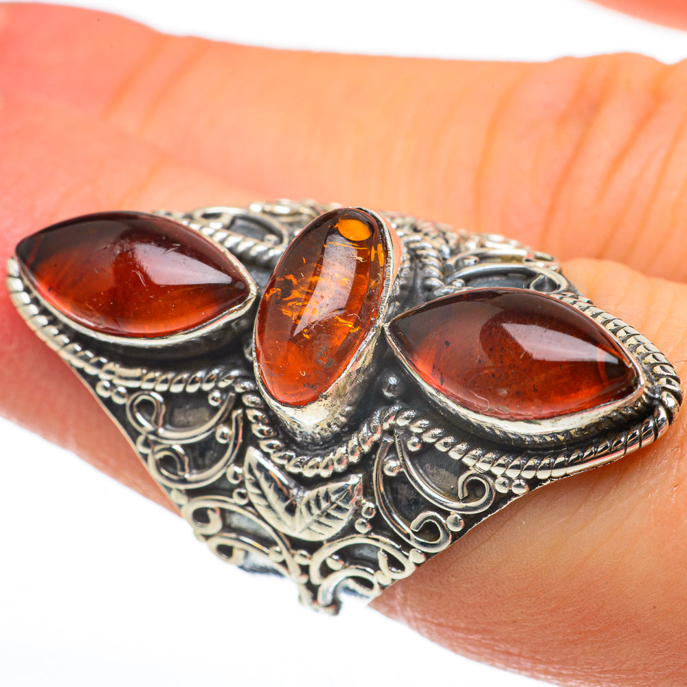 Baltic Amber Rings handcrafted by Anasilvercos - RING60724