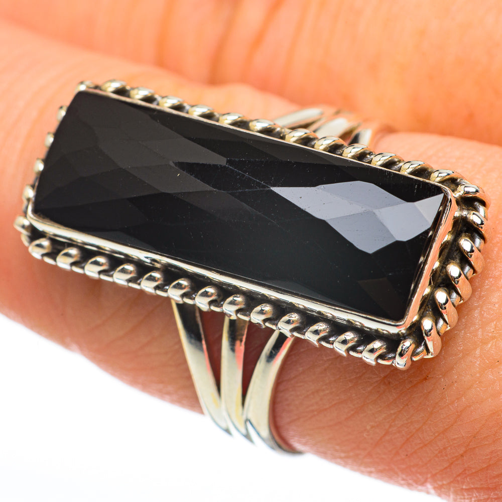 Black Onyx Rings handcrafted by Anasilvercos - RING60730
