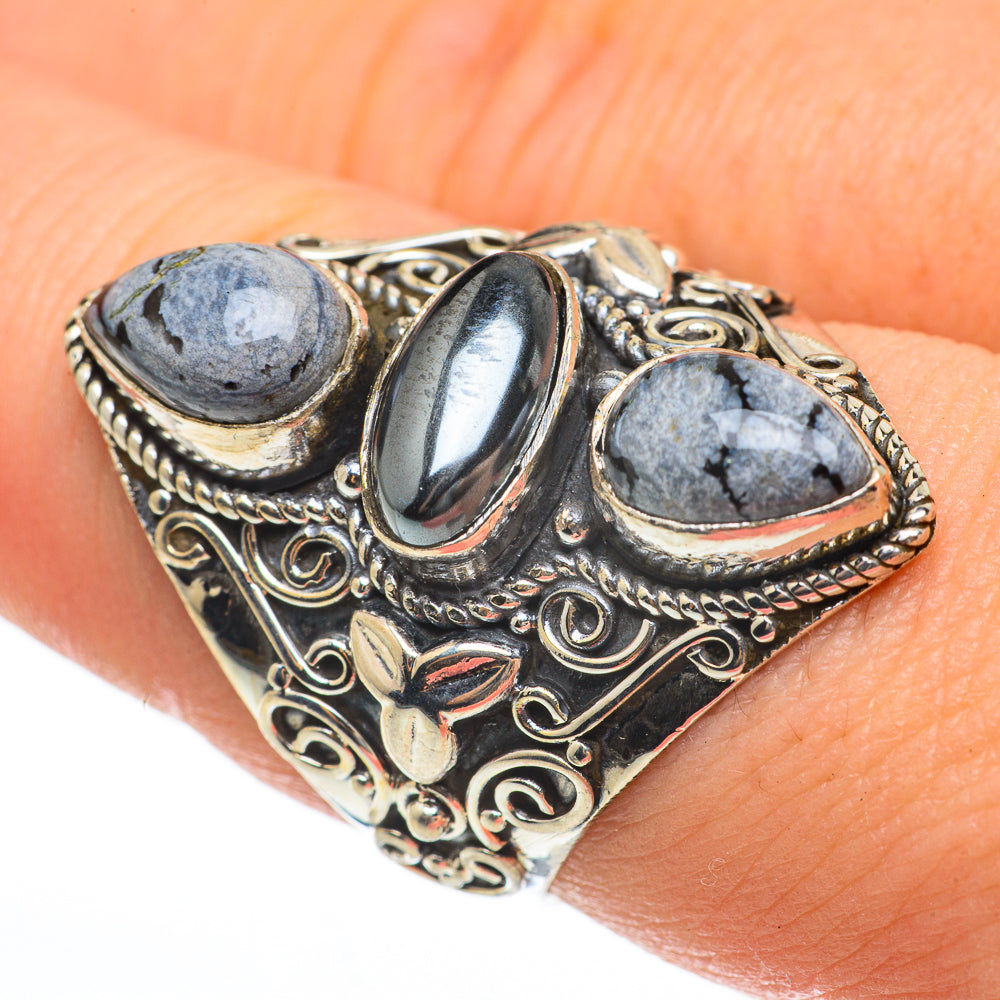 Hematite Rings handcrafted by Anasilvercos - RING60737