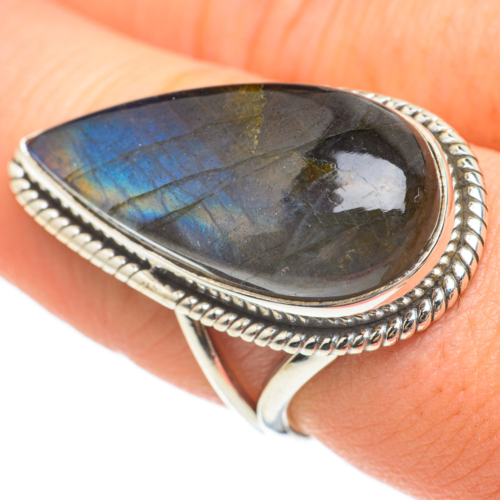 Labradorite Rings handcrafted by Anasilvercos - RING60743