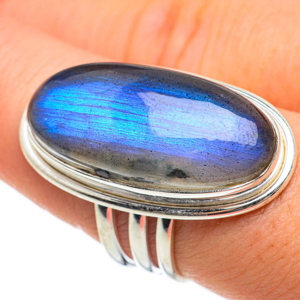 Labradorite Rings handcrafted by Anasilvercos - RING60744
