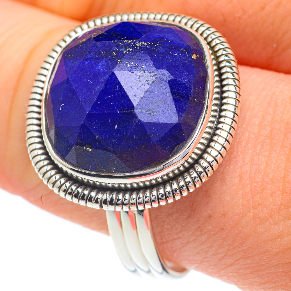 Lapis Lazuli Rings handcrafted by Anasilvercos - RING60754