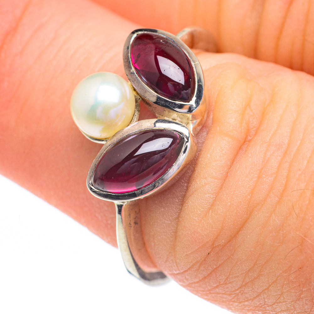 Garnet Rings handcrafted by Anasilvercos - RING60767