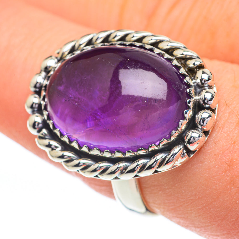 Amethyst Rings handcrafted by Anasilvercos - RING60770