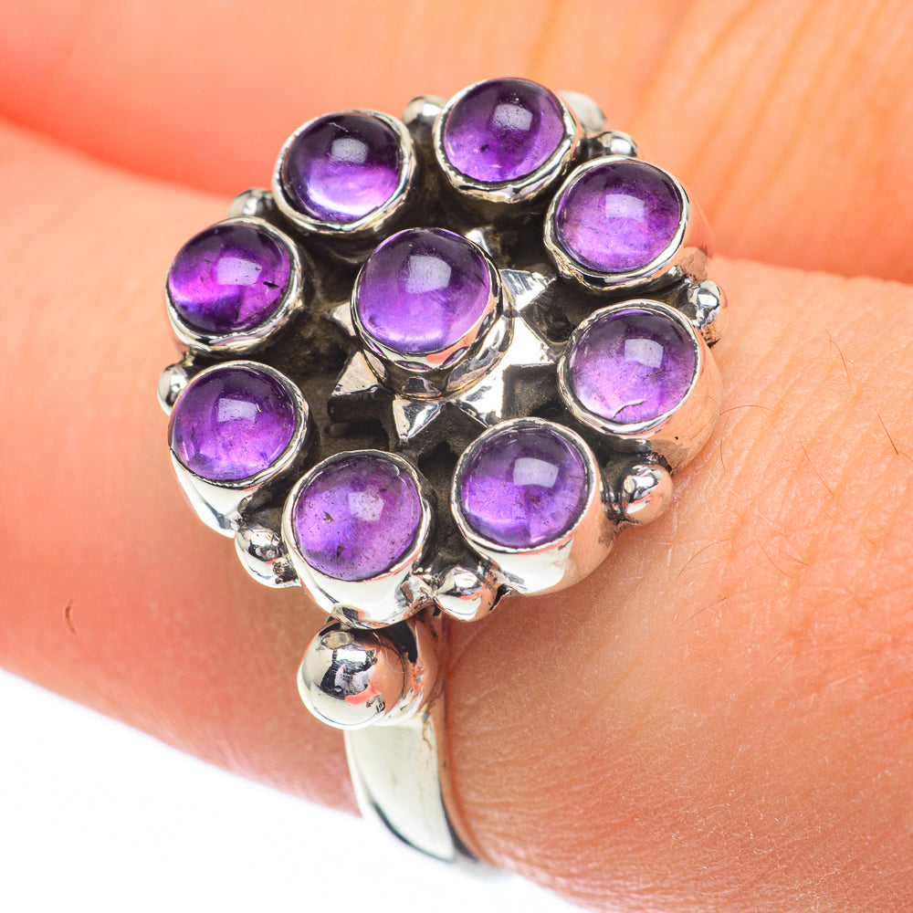 Amethyst Rings handcrafted by Anasilvercos - RING60772