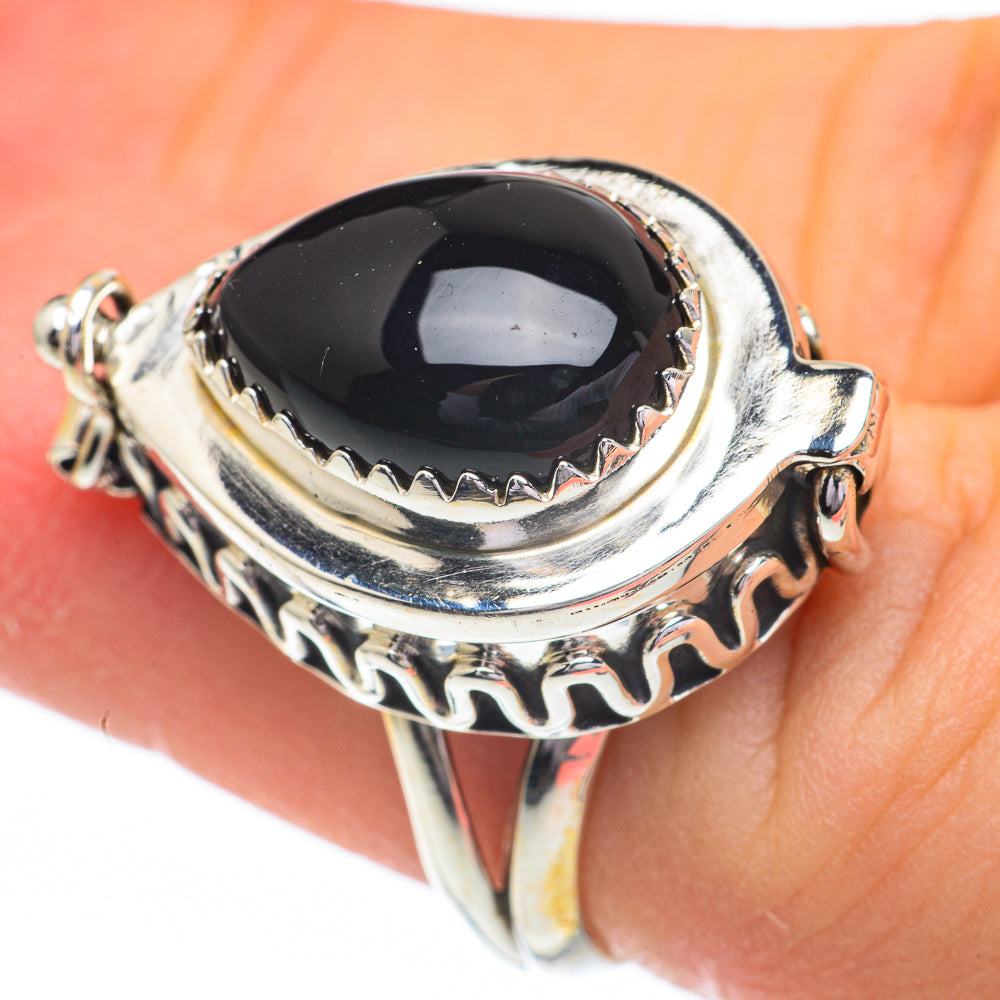 Black Onyx Rings handcrafted by Anasilvercos - RING60776