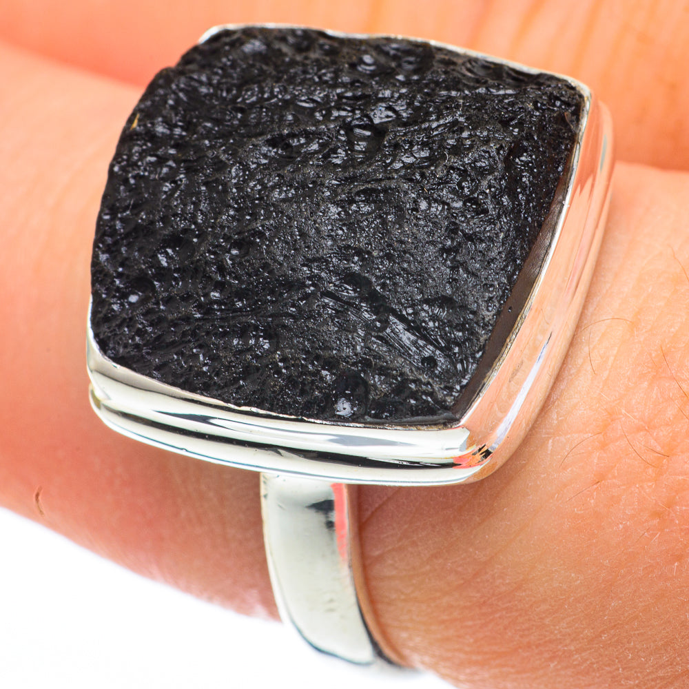 Tektite Rings handcrafted by Anasilvercos - RING60777