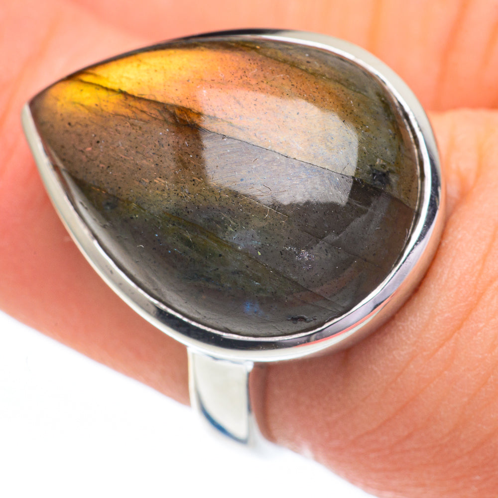 Labradorite Rings handcrafted by Anasilvercos - RING60794