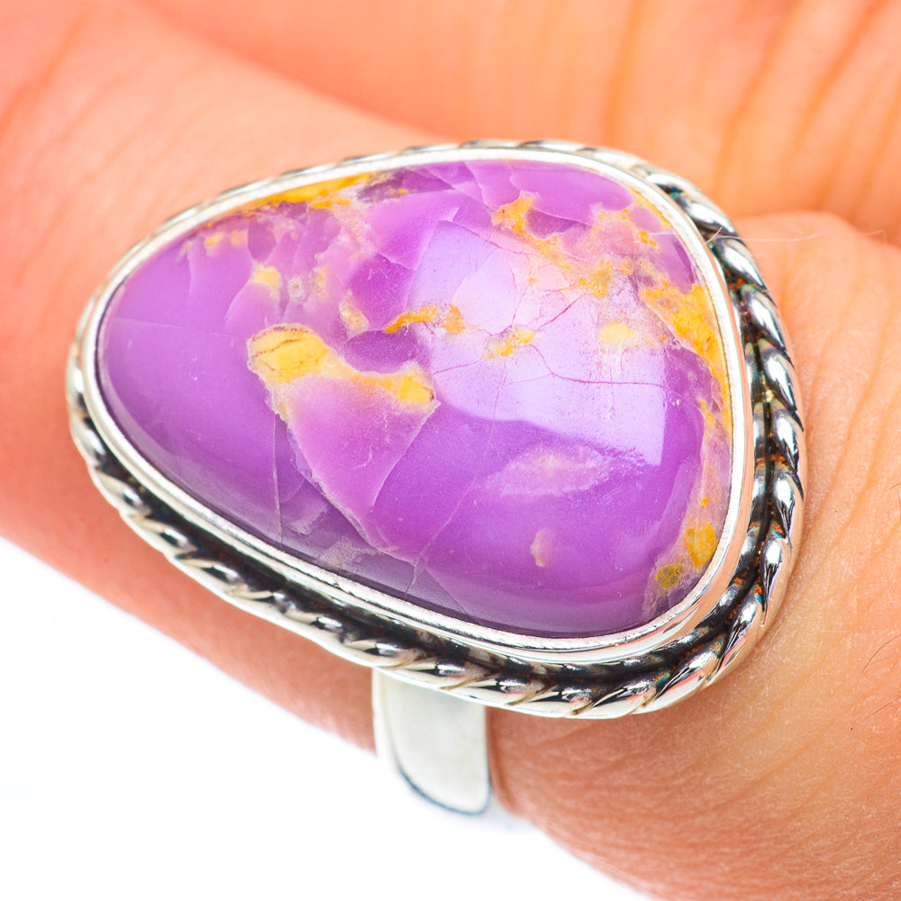 Phosphosiderite Rings handcrafted by Anasilvercos - RING60805