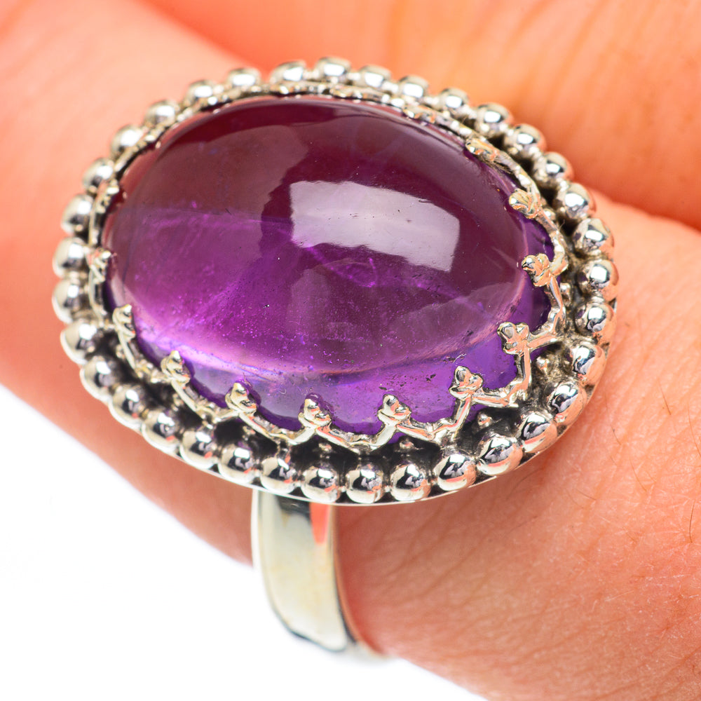 Amethyst Rings handcrafted by Anasilvercos - RING60833