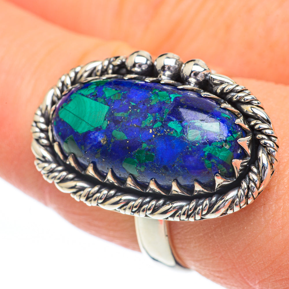 Azurite Rings handcrafted by Anasilvercos - RING60837