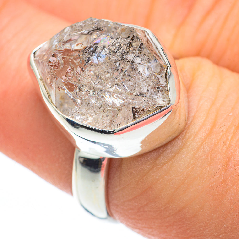 Herkimer Diamond Rings handcrafted by Anasilvercos - RING60860