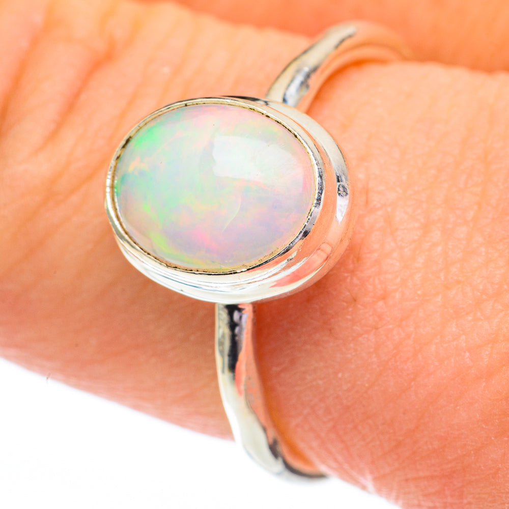 Ethiopian Opal Rings handcrafted by Anasilvercos - RING60863