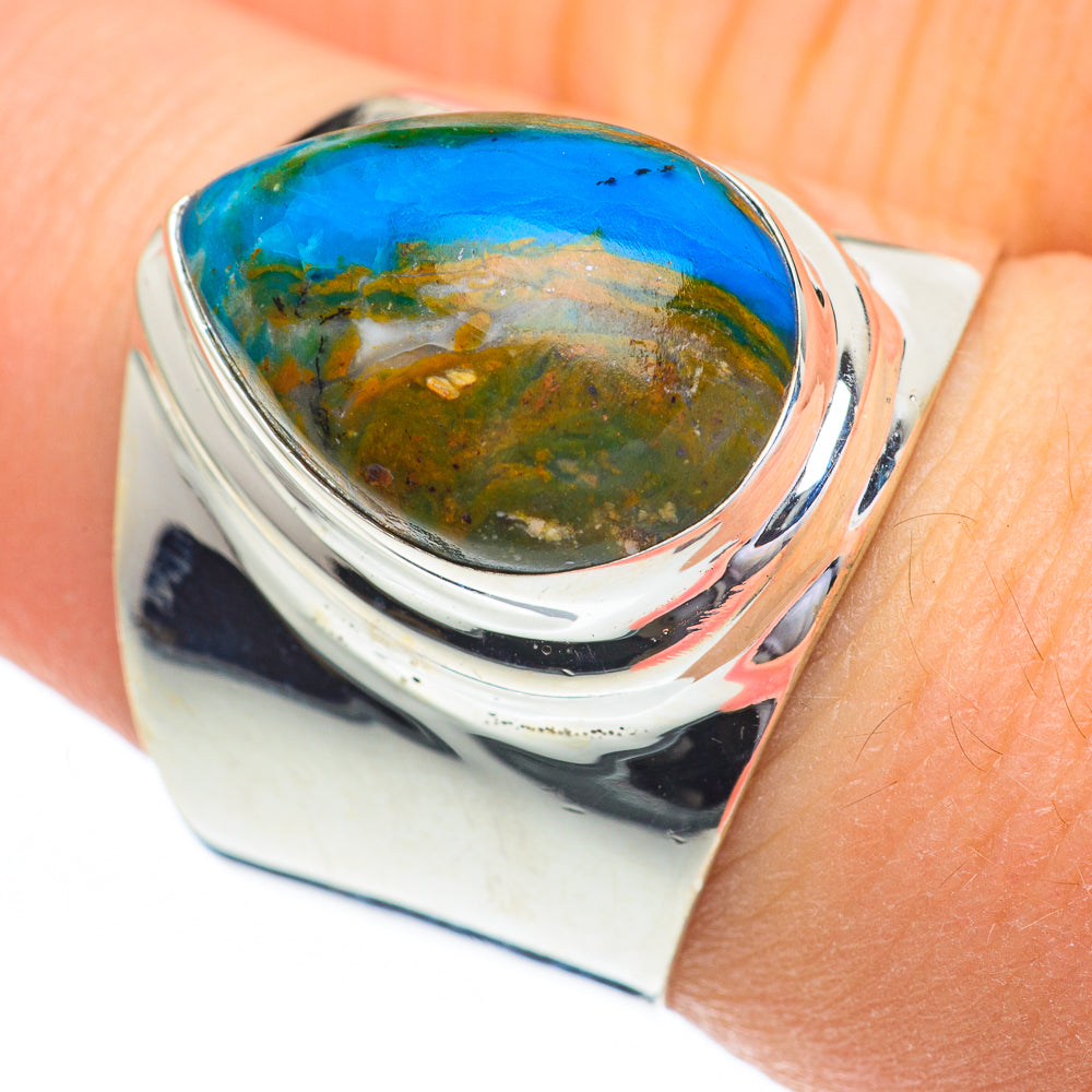 Peruvian Opal Rings handcrafted by Anasilvercos - RING60867