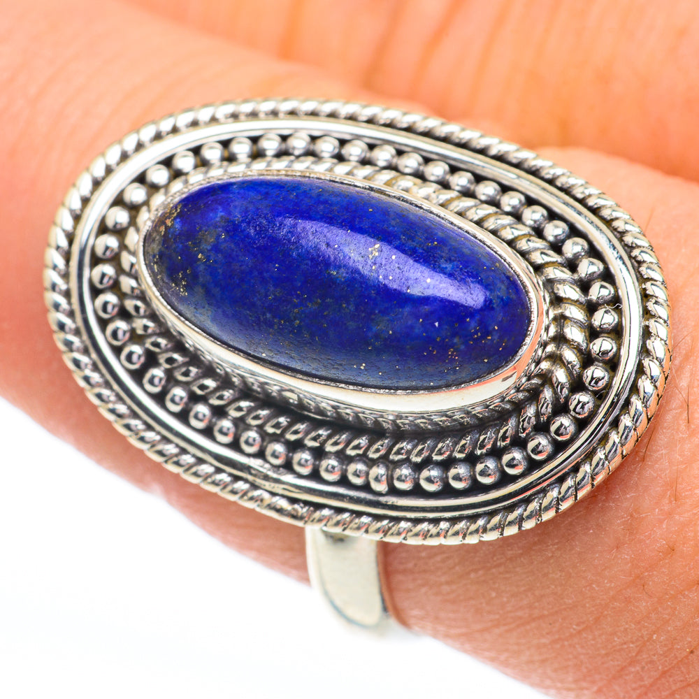 Lapis Lazuli Rings handcrafted by Anasilvercos - RING60882