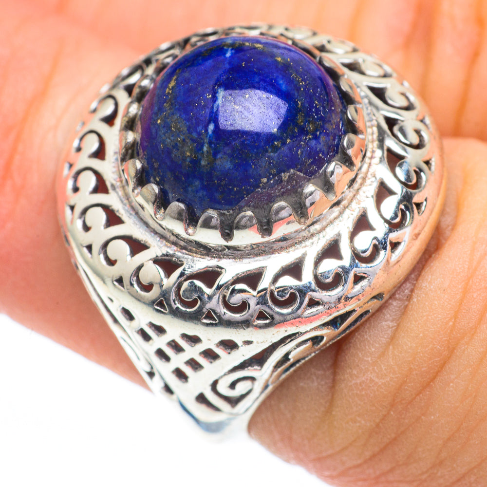 Lapis Lazuli Rings handcrafted by Anasilvercos - RING60884
