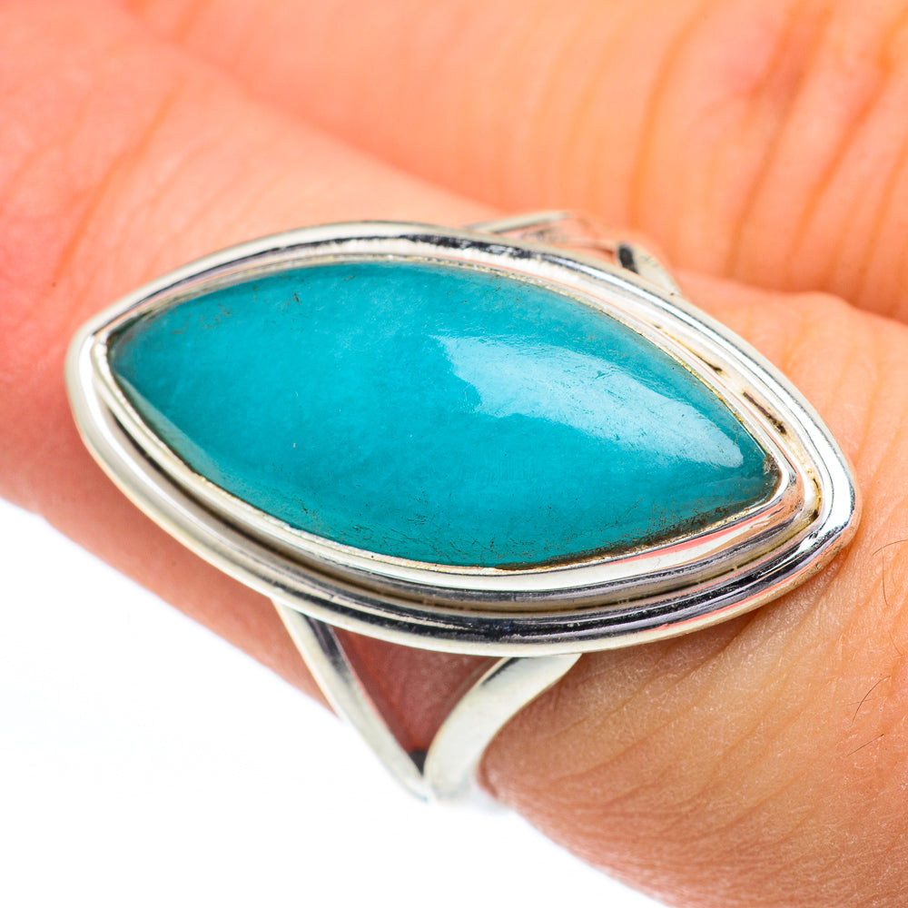 Larimar Rings handcrafted by Anasilvercos - RING60885