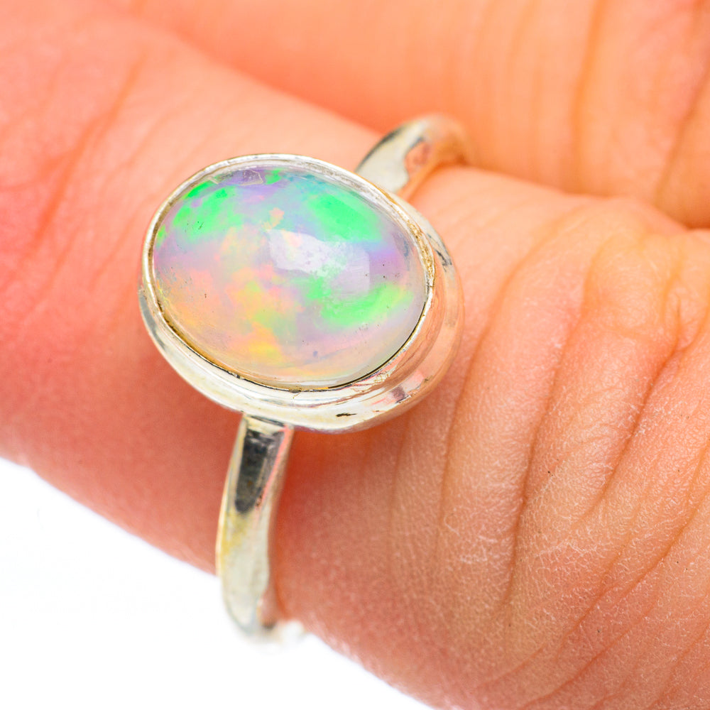 Ethiopian Opal Rings handcrafted by Anasilvercos - RING60897