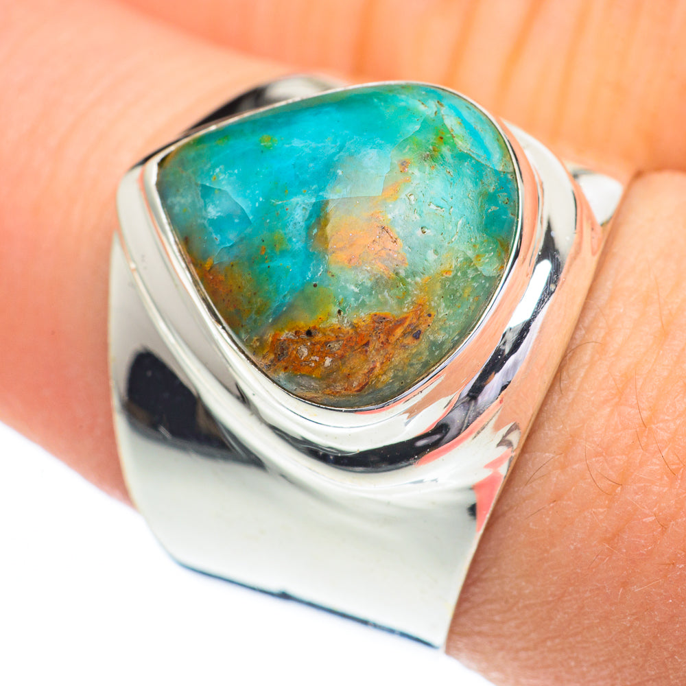 Peruvian Opal Rings handcrafted by Anasilvercos - RING60901