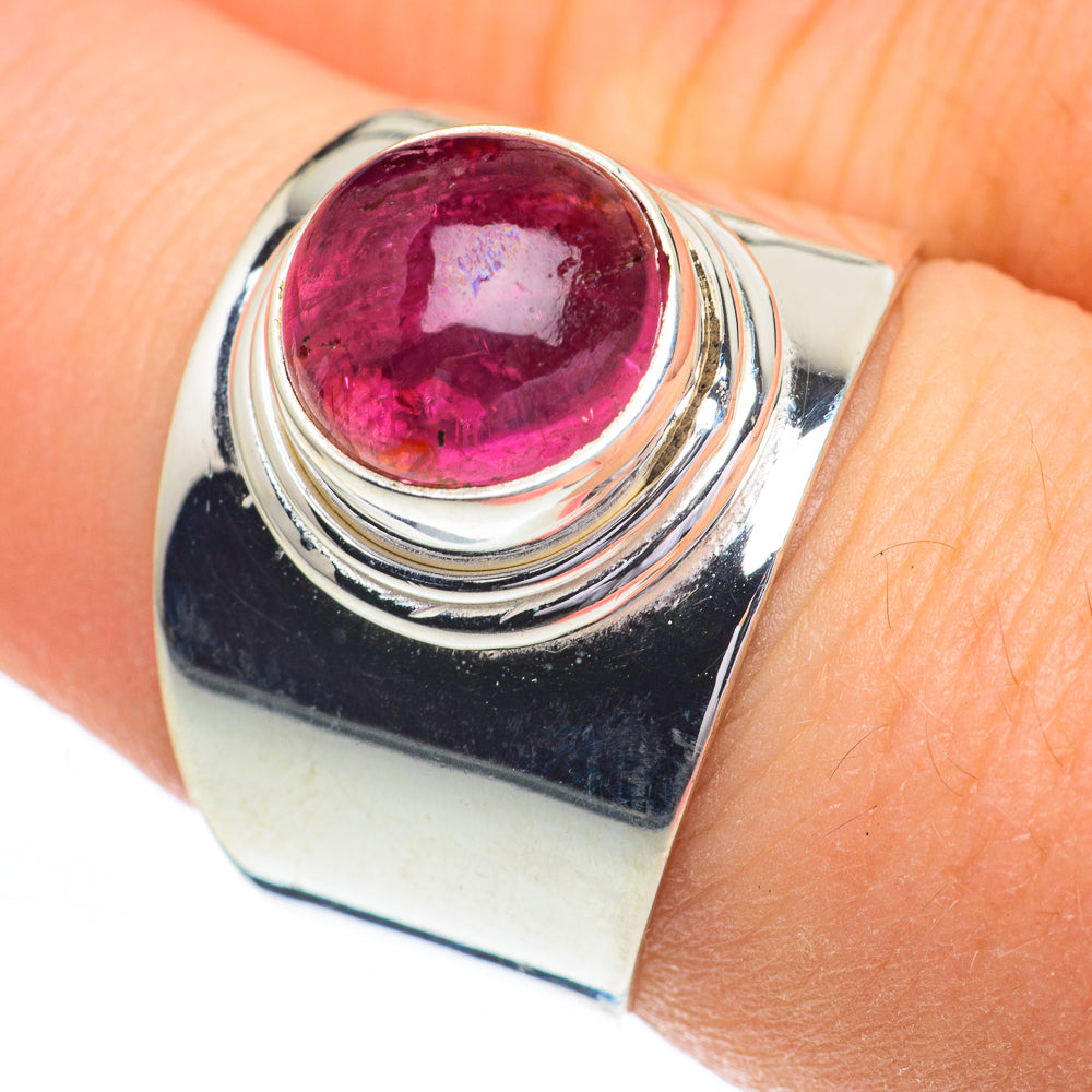 Pink Tourmaline Rings handcrafted by Anasilvercos - RING60922