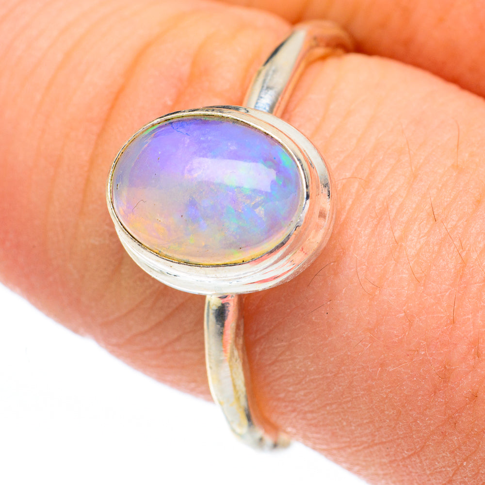 Ethiopian Opal Rings handcrafted by Anasilvercos - RING60927