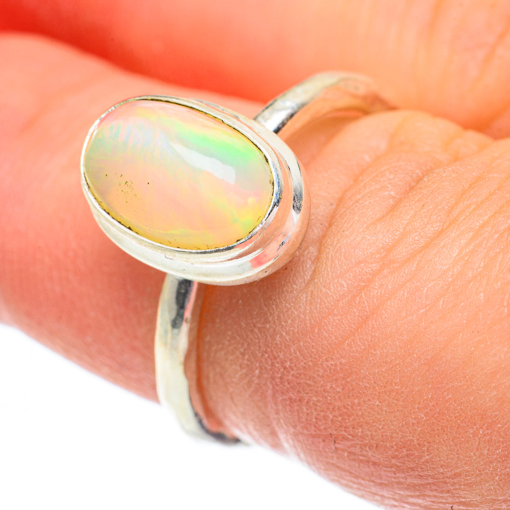 Ethiopian Opal Rings handcrafted by Anasilvercos - RING60943